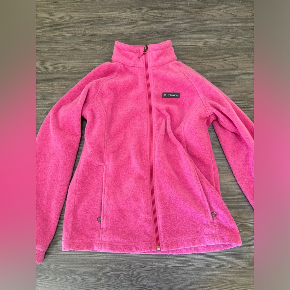 Girls Columbia fleece jacket